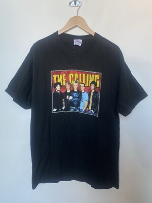 Vintage T-Shirt THE CALLING  2002 Wherever You Will Go World Tour Adult Large