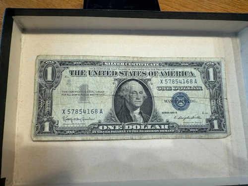 1957-B Silber Zertifikat One Dollar (1 $) Schein zirkuliert #4168
