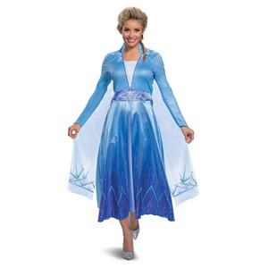 Para Mujeres Disfraz De Lujo De Disney Frozen Elsa | eBay