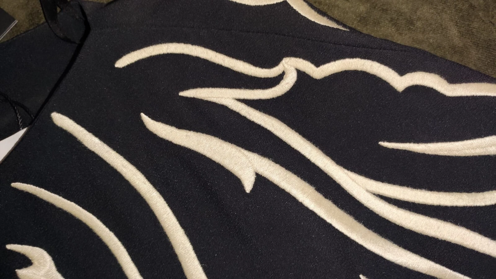 Abito ricamato ali nero ROSSO Valentino taglia EU42