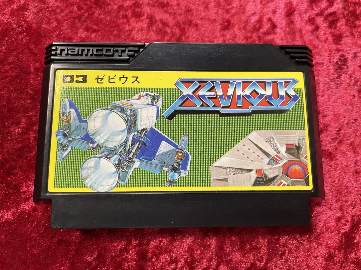 くわっちげーむ Xevious Nintendo famicom FC shooter from Japan Japanese retro Game