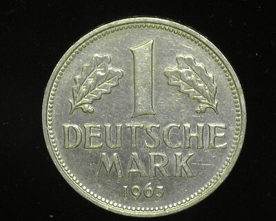 GERMANY 1963-G MARK KM110 ABOUT UNCIRCULATED ~FCS-529