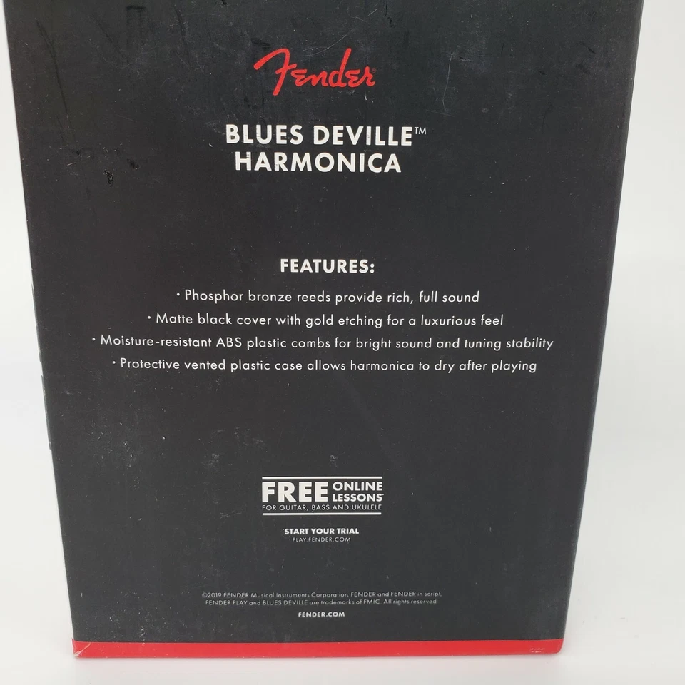 Set of 3 - Fender Blues DeVille Harmonica in Keys of C, G, & A - With Case - Image 2 of 4