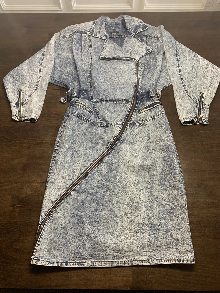 80s clearance jean dress