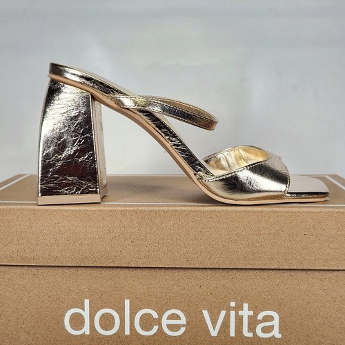 Size 5 - Dolce Vita Jemmy - Light Gold Crinkle Patent