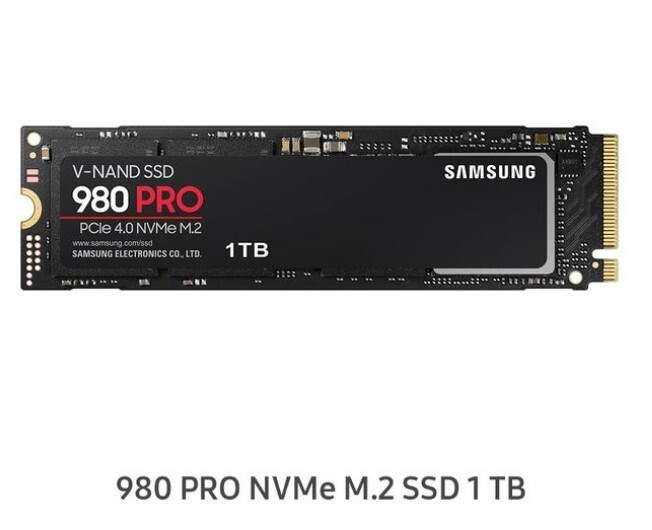 中古 Samsung 980 PRO NVMe M.2 SSD 1TB SAMSUNG] 980 PRO 1TB SSD, Official Certification, M.2 NVMe MZ