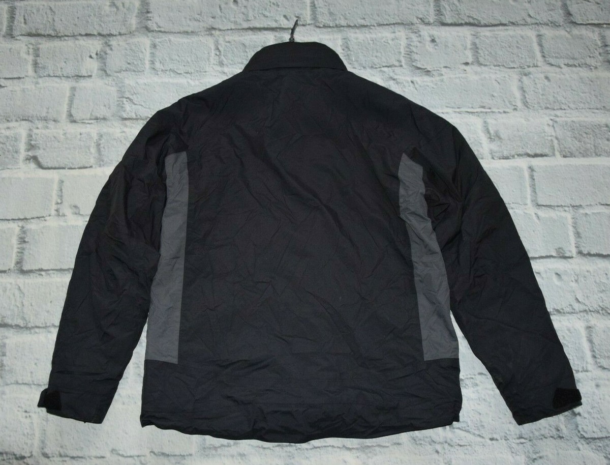 mammut jacket dry tech + liner fleece L large hooded black