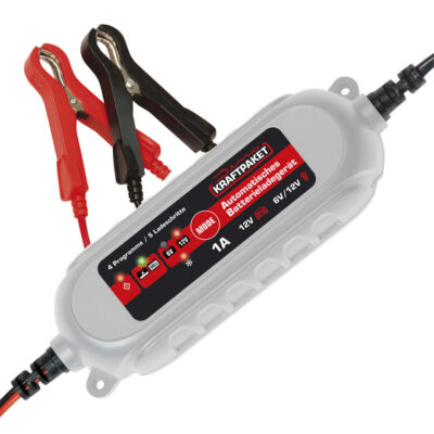 KFZ Batterieladegerät 6V/12V-1A Auto Motorrad Batterietrainer Dino KRAFTPAKET
