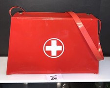 Blue Box Toys Vinyl Medical Kit Red Doctors Bag With Accessories Vintage