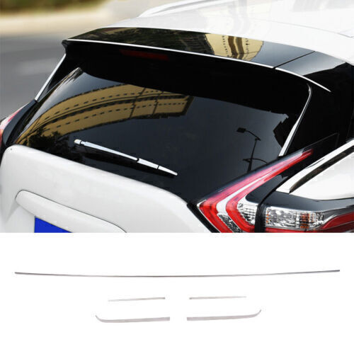 For Nissan Murano 2015~2021 Chrome Steel Rear Trunk Spoiler Wing Strip ...
