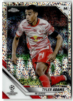 Topps Chrome Champions League 2022 No. 186 Tyler Adams Speckle Refractor