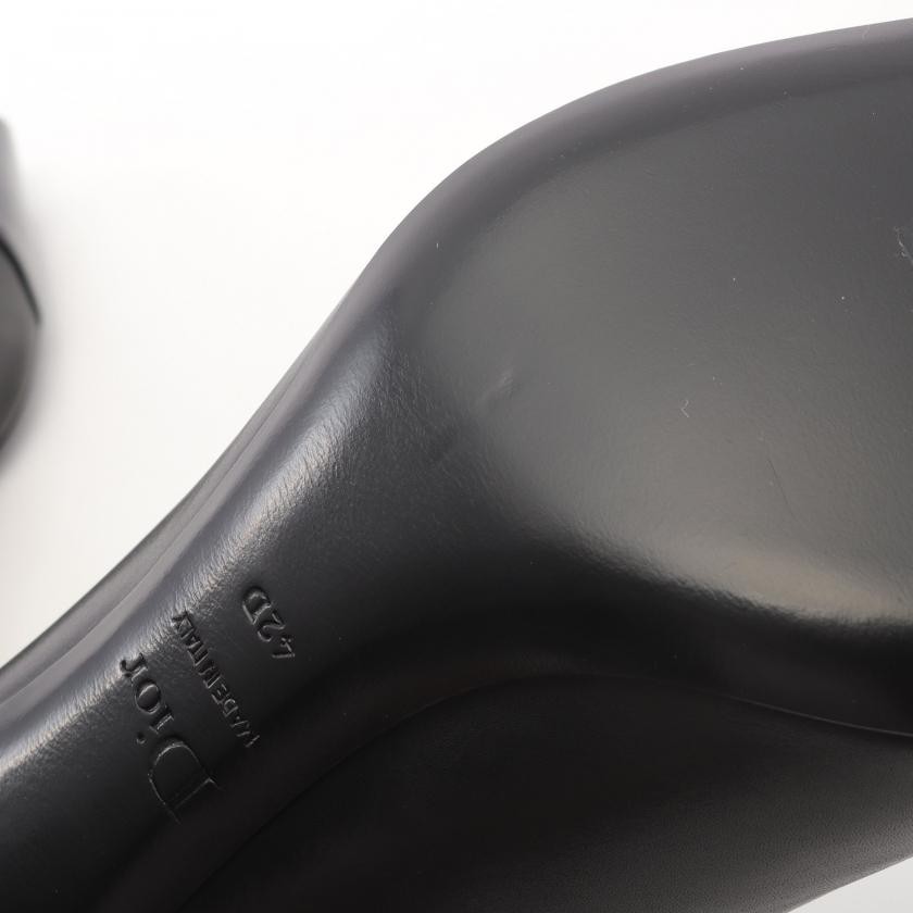 Christian Dior Pumps Heel Leather Black EU42/US12 116640c thumbnail 17