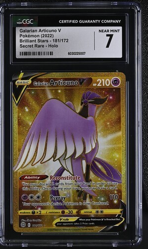 Galarian Articuno V graded CGC 7 for sale on eBay