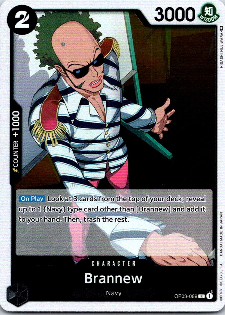 Brannew OP03-089 Pillars of Strength R Foil