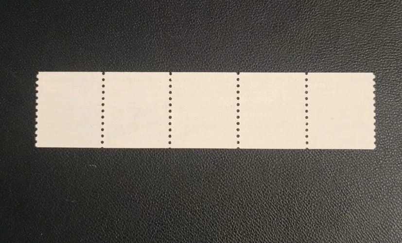 US Stamps SC #2265, Plate #1 strip of 5.  Railroad Mail Car 21c MNH. Free Ship - Image 2 of 3