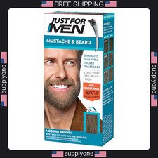 Just For Men Mustache Beard Dye Medium Brown Keratin Biotin M-35