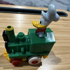 Disney Donald Duck Green Train Engine McDonald’s pull back car  — photo 1