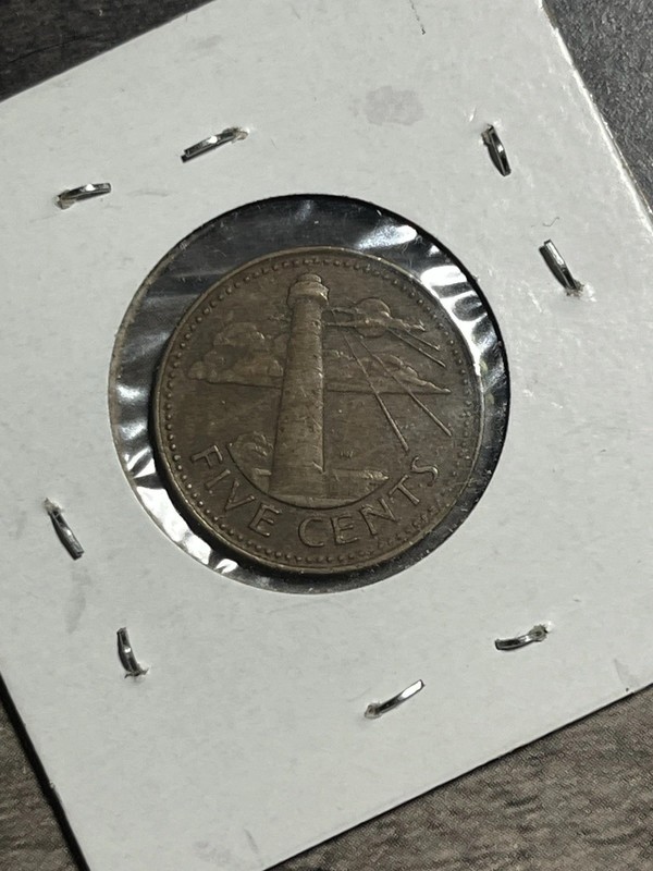 BARBADOS 🇧🇧 FIVE (5) CENTS COIN 1979