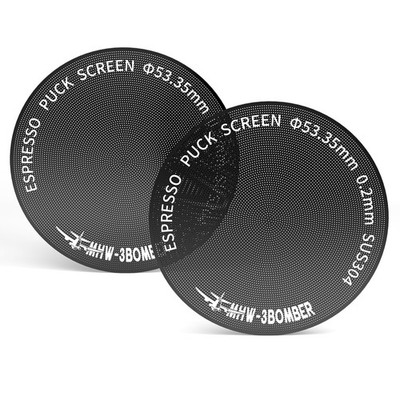 Mhw-3Bomber 54Mm Espresso Puck Screen - 0.2Mm Ultra Thin Espresso Puck - Metal