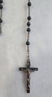 LOT Vtg Antique Religious Rosary Bead Necklaces 1 Necklace Job Tears Italy Cross — photo 4