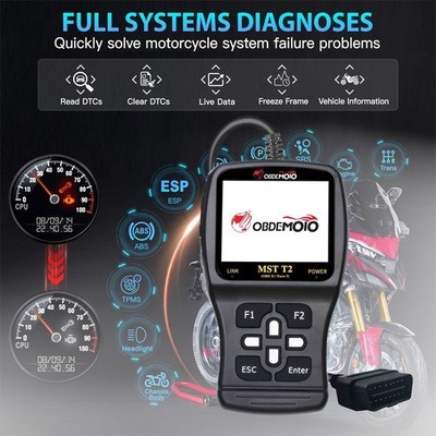 OBD ECU Fault Code Reader Diagnostic Tool Enthusiast for BMW Motorcycles