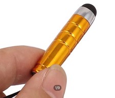 4 X GOLD  MINI Stylus TOUCH Pen For ALL Mobile Phone Tablet iPad iPhone