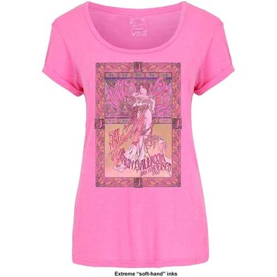 Ladies Janis Joplin Avalon Ballroom '67 Official Tee T-Shirt Womens Girls