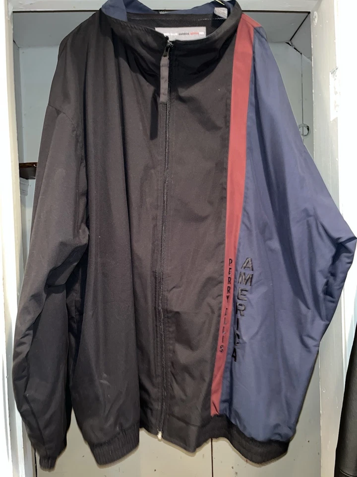 Vintage Perry Ellis America Track Suit Windbreaker Pants Jacket Men's 4XL 4XLT - Image 2 of 4