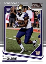 2018 Score Scorecard #434 Lavon Coleman - FB