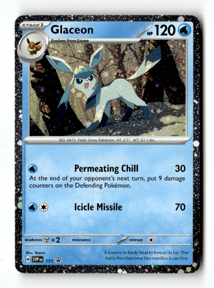 Glaceon - (Cosmos Holo) SV: Scarlet & Violet Promo Cards 171 LP Pokémon TCG