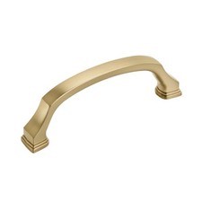  Cabinet Pull  Champagne Bronze  3-3/4 inch 96 mm Center to Center  Rev...