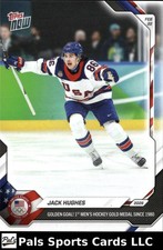 2026 Topps Now Olympics Jack Hughes #18 NM Palssportscards.com
