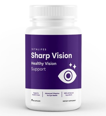 (1 Pack) Sharp Vision Enhance Vision, Support Healthy Eye Function 60 Capsules