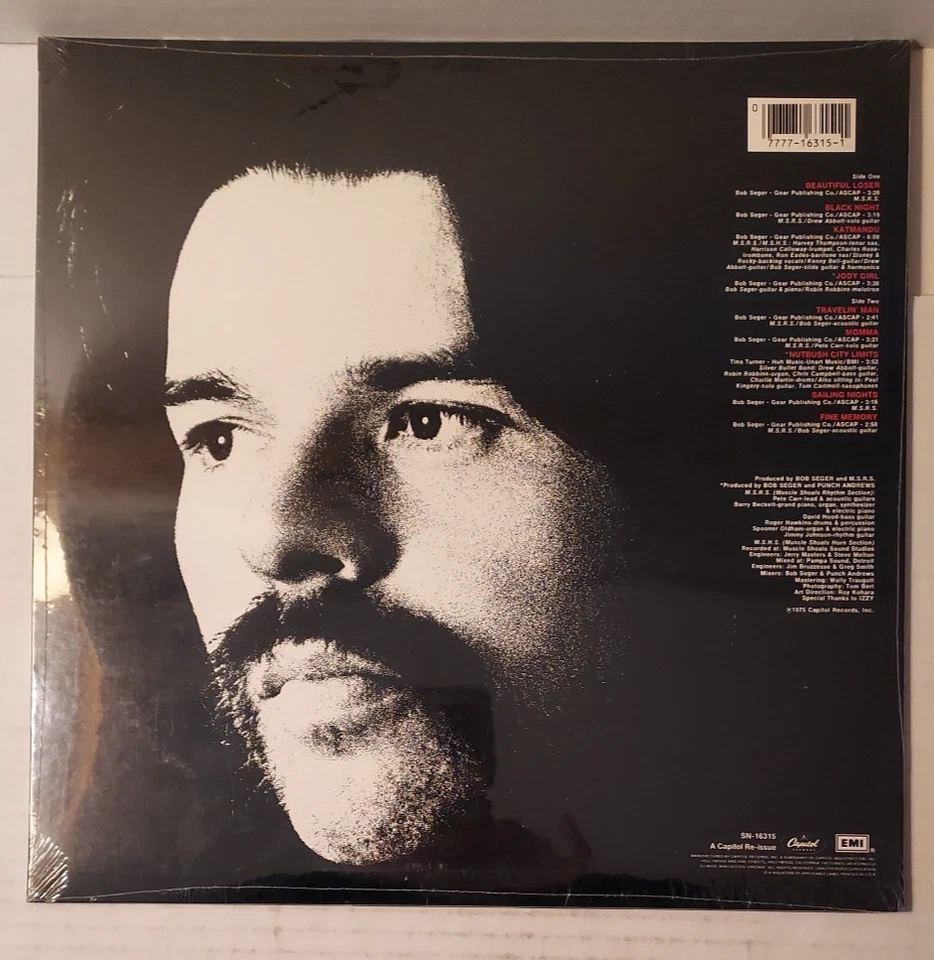 1975 SEALED LP Bob Seger "Beautiful Loser" Capitol reissue SN 16315 - Image 2 of 2