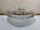 Vintage PYREX Clear Glass #024 Covered Casserole Dish Bowl With 684-C Lid ~ USA!