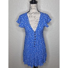 Multicolored Floral Short Sleeve Dress