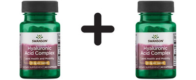 2 x Swanson Hyal-Joint Hyaluronic Acid Complex - 60 caps (388,78 EUR/kg)
