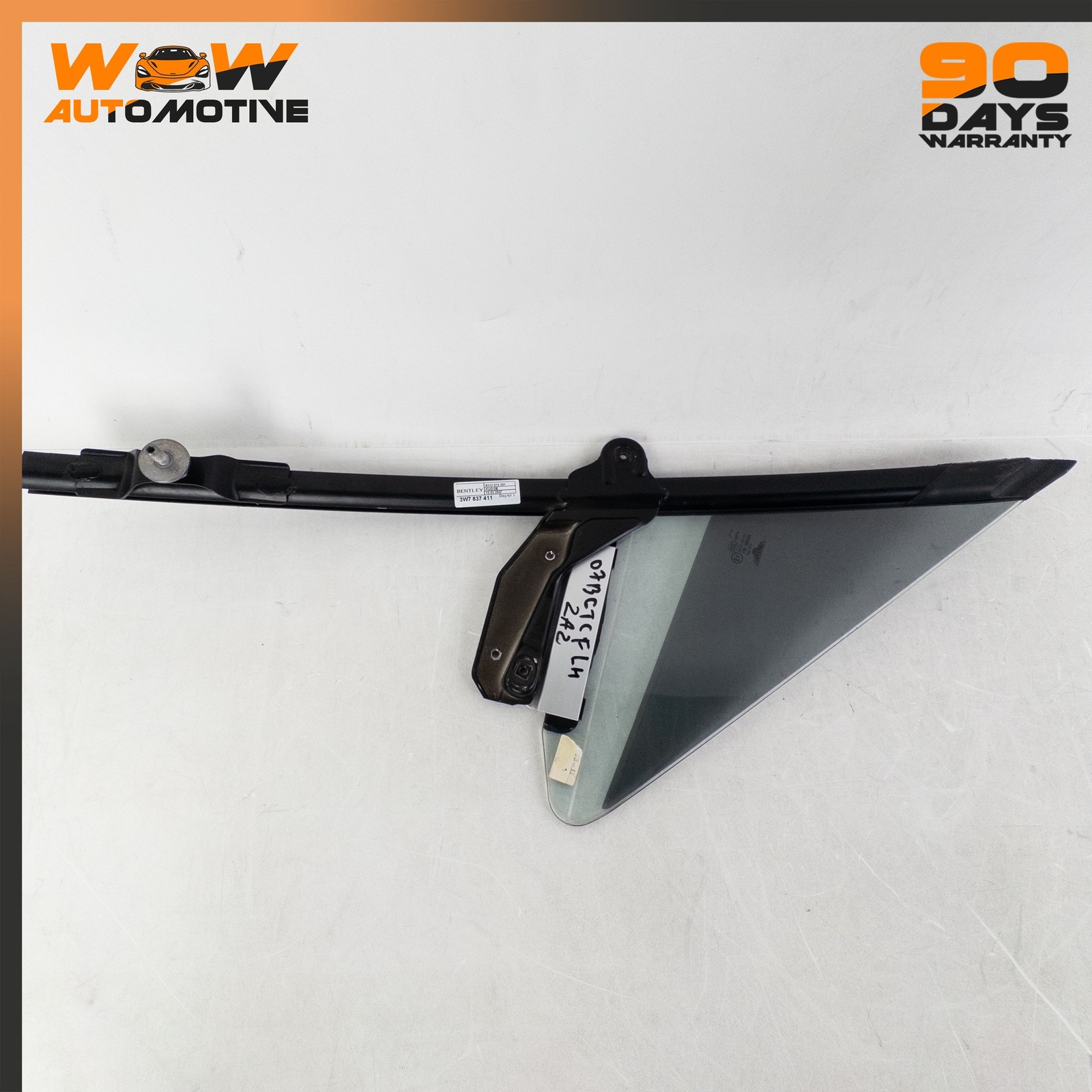 07-11 BENTLEY CONTINENTAL GTC FRONT LEFT DOOR QUARTER VENT WINDOW GLASS OEM
