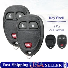 2 Remote Control Key Fob SHELL CASE for 2007-2013 Chevrolet Silverado 1500 2500