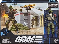 G.I. Joe Classified Series  175  Steel Corps Sentry & Modular Defense Post   NEW