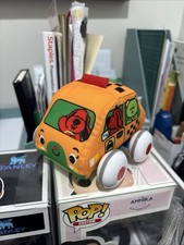 Melissa Doug K's Kids Pullback Soft Cloth Taxi Car
