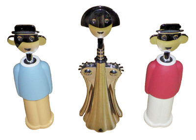 ALESSI PREMIUM ANNA G MÄNNLICH BESESSEN KLEID KORKENZIEHER WEINFLASCHENÖFFNER CAVATAPPI