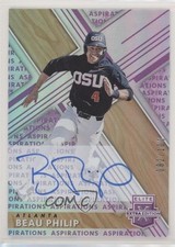2019 Panini Elite Extra Edition Aspirations Purple /100 Beau Philip #60 Auto 0c6