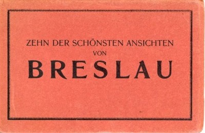 10 alte Ak Breslau Polen, im passenden Heft, diverse Ansichten - 35248
