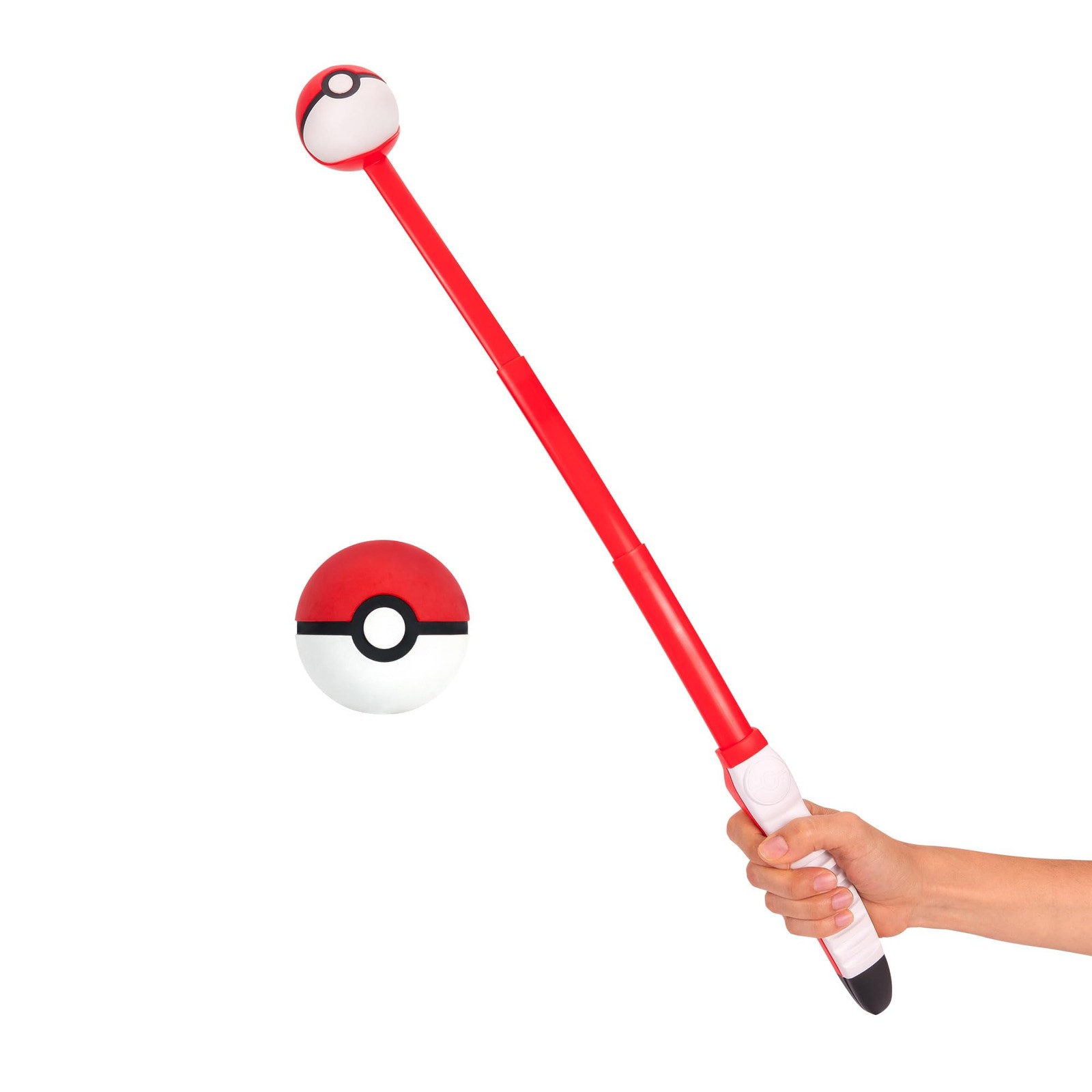 Pokémon Poke Ball Telescopic Fetch Launcher for Pets - Portable Launcher with St