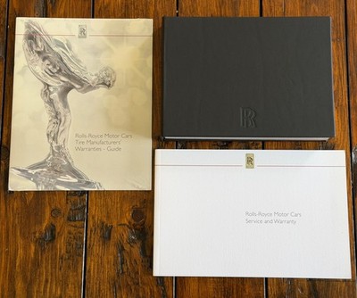 2017 Rolls Royce Wraith Owner's Manual in Black Leather Genuine OEM manual