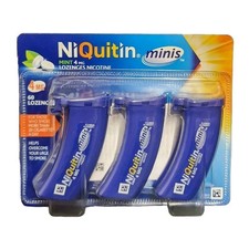 Image of Niquitin Minis - MINT 4mg Lozenges Nicotine - 60 Lozenges - EXPIRY 11/2027