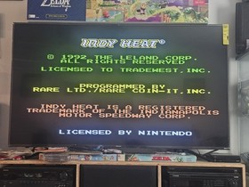 Danny Sullivan's Indy Heat - Gioco Nintendo NES 1992 - Solo carrello - TESTATO!