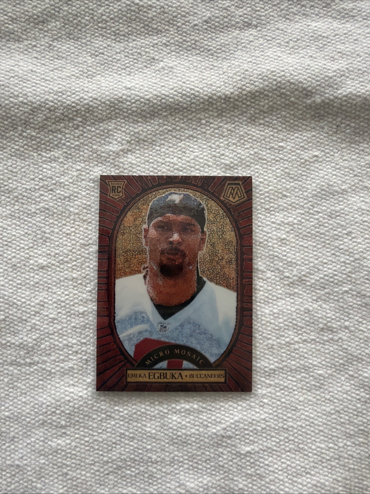 2025 Panini Mosaic #2 Emeka Egbuka Micro Mosaic Case Hit SSP Rookie Buccaneers