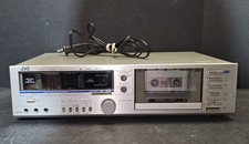 Vintage JVC KD-D4 Stereo Cassette Deck Super ANRS Dolby Silver Case - Powers On